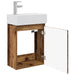 Unitate de baie cu robinet Lemn vechi 45,5 x 25,5 x 84 cm - WALTI WALTI