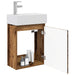 Unitate de baie cu robinet Lemn vechi 45,5 x 25,5 x 84 cm - WALTI WALTI
