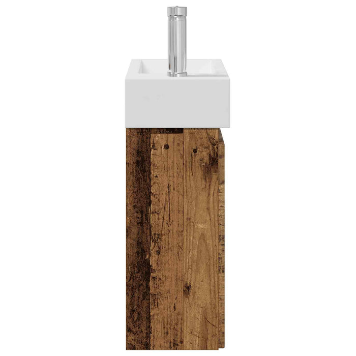Unitate de baie cu robinet Lemn vechi 45,5 x 25,5 x 84 cm - WALTI WALTI