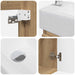 Unitate de baie cu robinet Stejar Artizanal 45,5 x 25,5 x 84 cm - WALTI WALTI
