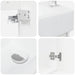Unitate de baie cu robinet Alb 45,5 x 25,5 x 84 cm - WALTI WALTI