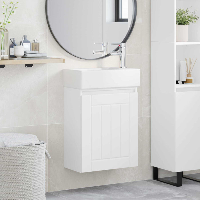 Unitate de baie cu robinet Alb 45,5 x 25,5 x 84 cm - WALTI WALTI