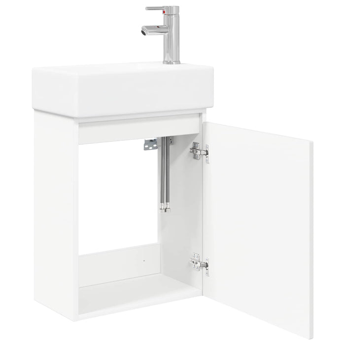 Unitate de baie cu robinet Alb 45,5 x 25,5 x 84 cm - WALTI WALTI