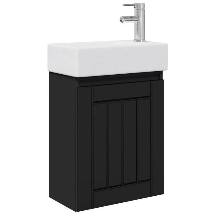 Unitate de baie cu robinet Negru 45,5 x 25,5 x 84 cm - WALTI WALTI