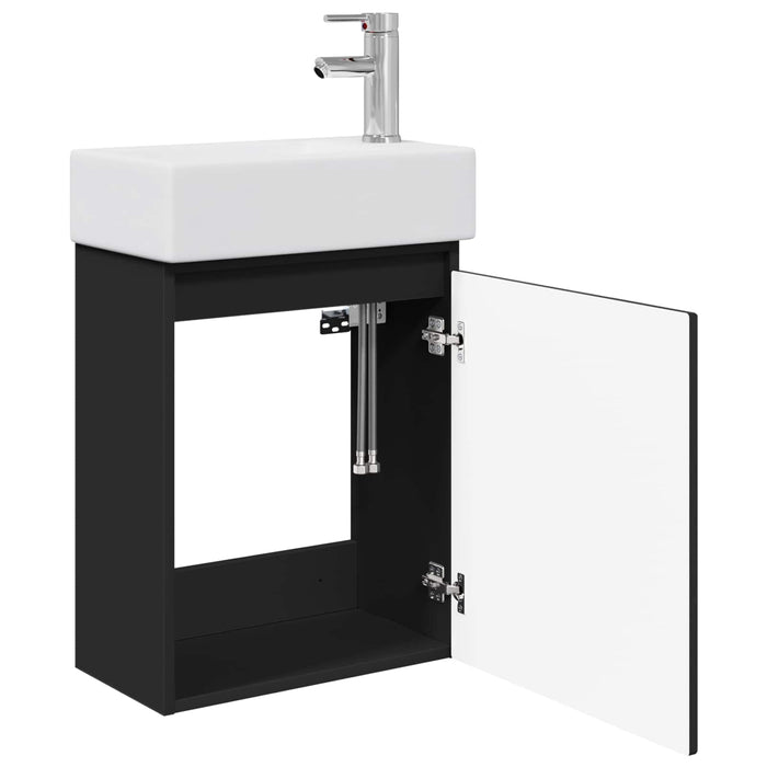 Unitate de baie cu robinet Negru 45,5 x 25,5 x 84 cm - WALTI WALTI