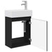 Unitate de baie cu robinet Negru 45,5 x 25,5 x 84 cm - WALTI WALTI