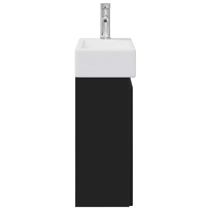 Unitate de baie cu robinet Negru 45,5 x 25,5 x 84 cm - WALTI WALTI
