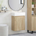 Unitate de baie cu robinet Stejar Sonoma 45,5 x 25,5 x 84 cm - WALTI WALTI