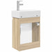 Unitate de baie cu robinet Stejar Sonoma 45,5 x 25,5 x 84 cm - WALTI WALTI