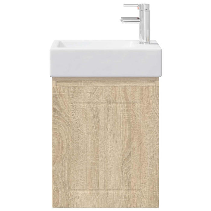 Unitate de baie cu robinet Stejar Sonoma 45,5 x 25,5 x 84 cm - WALTI WALTI