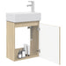 Unitate de baie cu robinet Stejar Sonoma 45,5 x 25,5 x 84 cm - WALTI WALTI