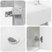 Unitate de baie cu robinet Gri Beton 45,5 x 25,5 x 84 cm - WALTI WALTI