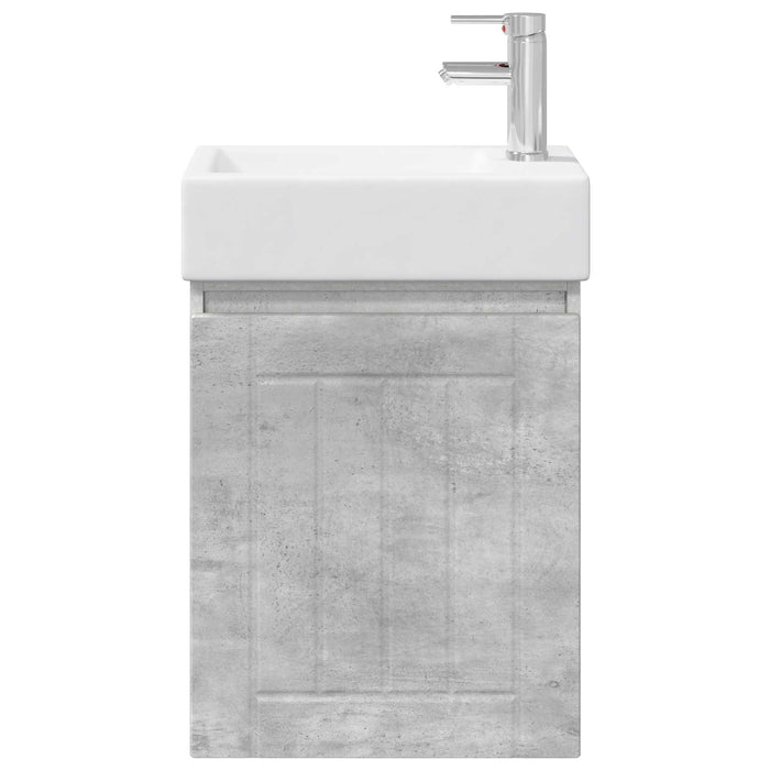 Unitate de baie cu robinet Gri Beton 45,5 x 25,5 x 84 cm - WALTI WALTI