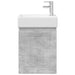 Unitate de baie cu robinet Gri Beton 45,5 x 25,5 x 84 cm - WALTI WALTI
