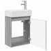 Unitate de baie cu robinet Sonoma gri 45,5 x 25,5 x 84 cm - WALTI WALTI