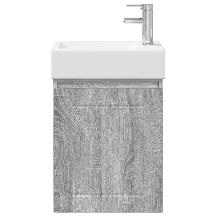 Unitate de baie cu robinet Sonoma gri 45,5 x 25,5 x 84 cm - WALTI WALTI