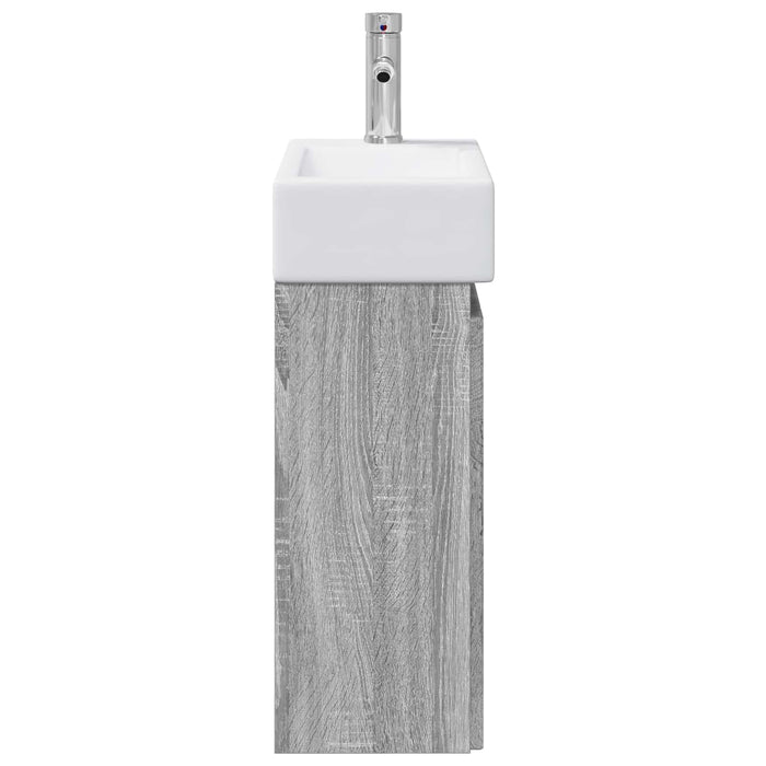Unitate de baie cu robinet Sonoma gri 45,5 x 25,5 x 84 cm - WALTI WALTI