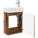 Unitate de baie cu robinet Lemn vechi 45,5 x 25,5 x 84 cm - WALTI WALTI
