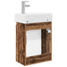 Unitate de baie cu robinet Lemn vechi 45,5 x 25,5 x 84 cm - WALTI WALTI