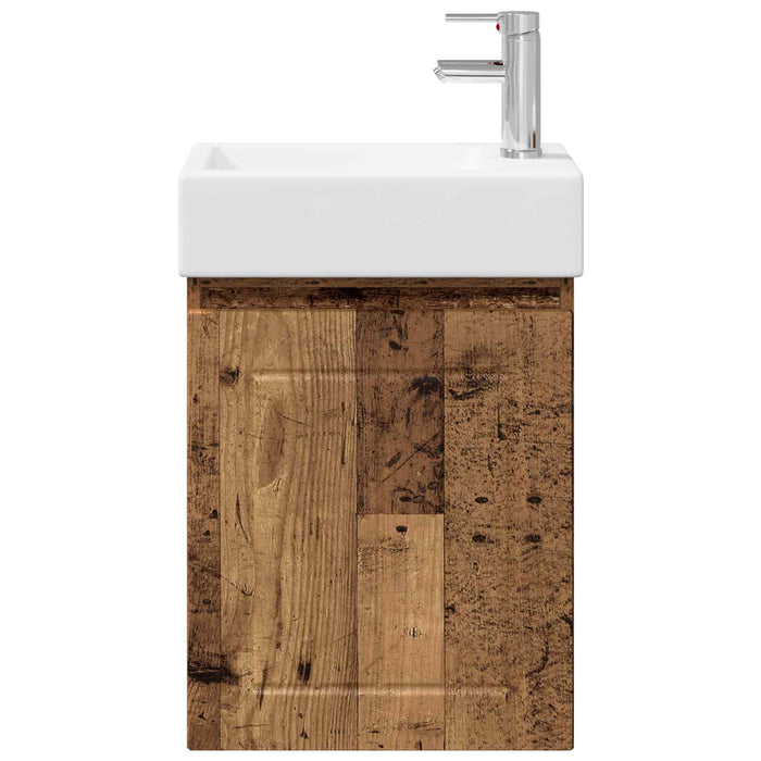 Unitate de baie cu robinet Lemn vechi 45,5 x 25,5 x 84 cm - WALTI WALTI
