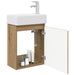 Unitate de baie cu robinet Stejar Artizanal 45,5 x 25,5 x 84 cm - WALTI WALTI