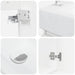 Unitate de baie cu robinet Alb 45,5 x 22,5 x 84 cm - WALTI WALTI