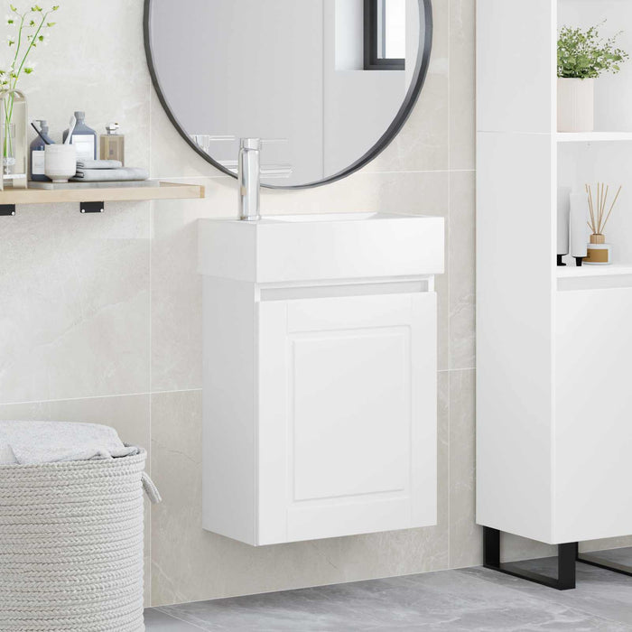 Unitate de baie cu robinet Alb 45,5 x 22,5 x 84 cm - WALTI WALTI