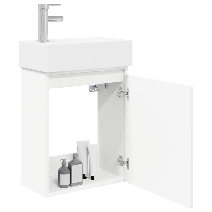 Unitate de baie cu robinet Alb 45,5 x 22,5 x 84 cm - WALTI WALTI