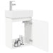 Unitate de baie cu robinet Alb 45,5 x 22,5 x 84 cm - WALTI WALTI