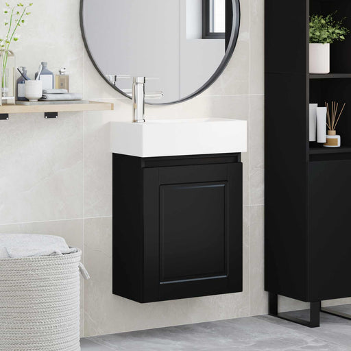 Unitate de baie cu robinet Negru 45,5 x 22,5 x 84 cm - WALTI WALTI