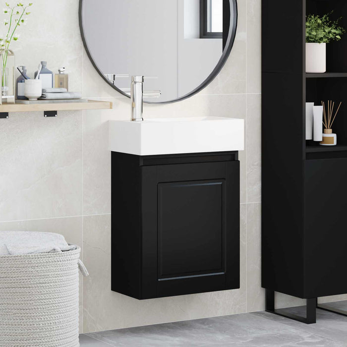 Unitate de baie cu robinet Negru 45,5 x 22,5 x 84 cm - WALTI WALTI