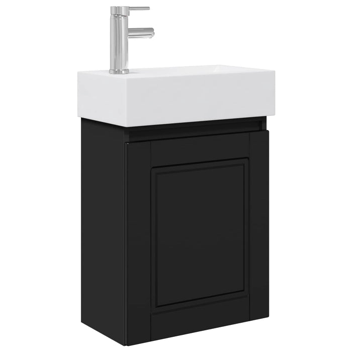 Unitate de baie cu robinet Negru 45,5 x 22,5 x 84 cm - WALTI WALTI