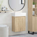 Unitate de baie cu robinet Stejar Sonoma 45,5 x 22,5 x 84 cm - WALTI WALTI