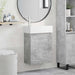 Unitate de baie cu robinet Gri Beton 45,5 x 22,5 x 84 cm - WALTI WALTI