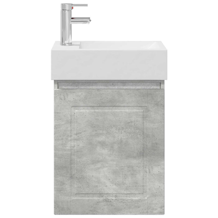 Unitate de baie cu robinet Gri Beton 45,5 x 22,5 x 84 cm - WALTI WALTI
