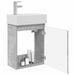 Unitate de baie cu robinet Gri Beton 45,5 x 22,5 x 84 cm - WALTI WALTI
