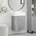 Unitate de baie cu robinet Sonoma gri 45,5 x 22,5 x 84 cm - WALTI WALTI