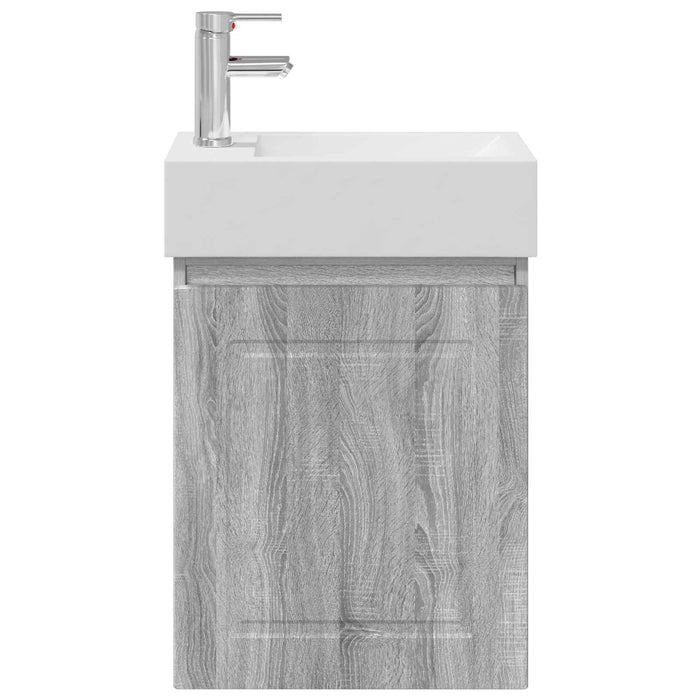 Unitate de baie cu robinet Sonoma gri 45,5 x 22,5 x 84 cm - WALTI WALTI