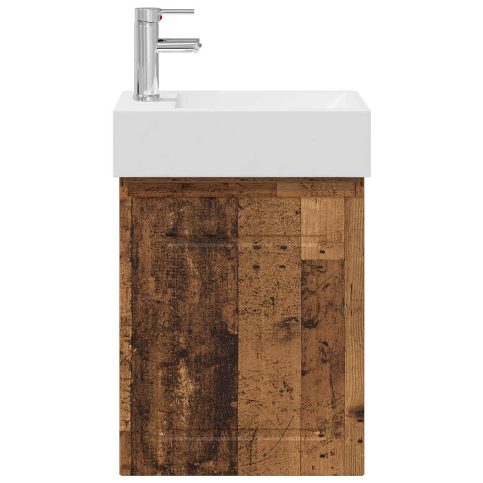 Unitate de baie cu robinet Lemn vechi 45,5 x 22,5 x 84 cm - WALTI WALTI
