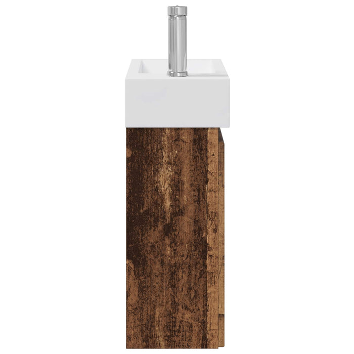 Unitate de baie cu robinet Lemn vechi 45,5 x 22,5 x 84 cm - WALTI WALTI