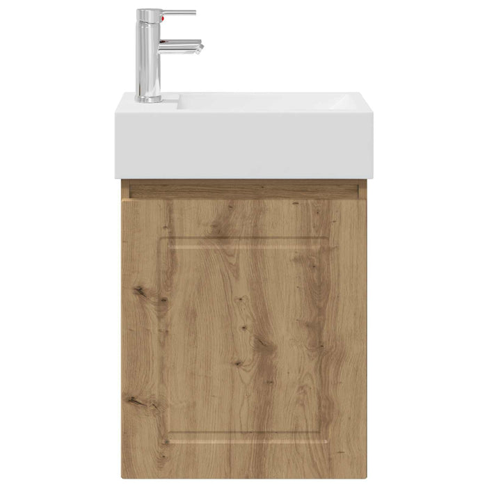 Unitate de baie cu robinet Stejar Artizanal 45,5 x 22,5 x 84 cm - WALTI WALTI