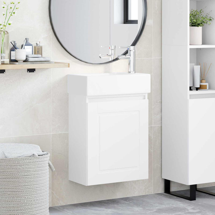 Unitate de baie cu robinet Alb 45,5 x 22,5 x 84 cm - WALTI WALTI