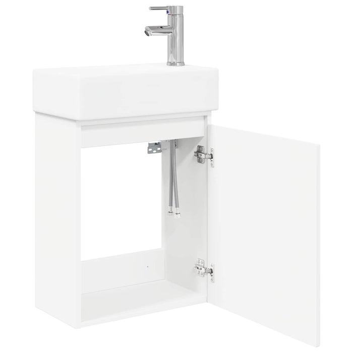 Unitate de baie cu robinet Alb 45,5 x 22,5 x 84 cm - WALTI WALTI