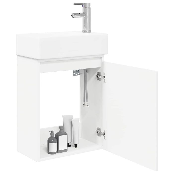 Unitate de baie cu robinet Alb 45,5 x 22,5 x 84 cm - WALTI WALTI