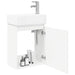 Unitate de baie cu robinet Alb 45,5 x 22,5 x 84 cm - WALTI WALTI