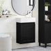 Unitate de baie cu robinet Negru 45,5 x 22,5 x 84 cm - WALTI WALTI