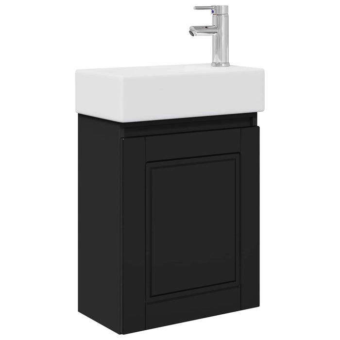 Unitate de baie cu robinet Negru 45,5 x 22,5 x 84 cm - WALTI WALTI