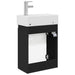Unitate de baie cu robinet Negru 45,5 x 22,5 x 84 cm - WALTI WALTI