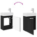 Unitate de baie cu robinet Negru 45,5 x 22,5 x 84 cm - WALTI WALTI