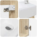 Unitate de baie cu robinet Stejar Sonoma 45,5 x 22,5 x 84 cm - WALTI WALTI